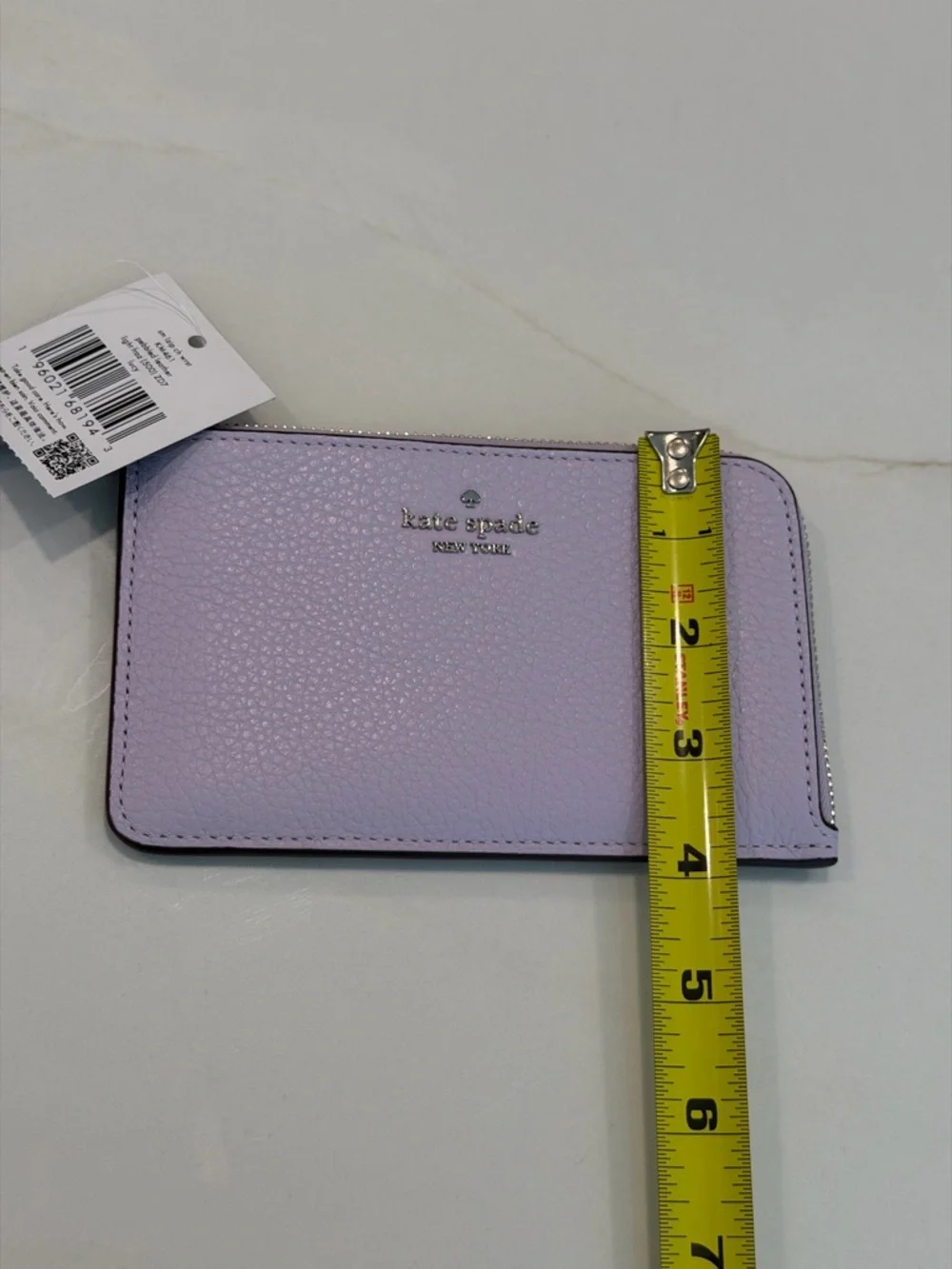 kate spade pastel lavender leather wristlet with strap - Picture 4 of 6